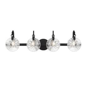 8-3981-4-bk Savoy House Addison 4-light Bathroom Vanity Light