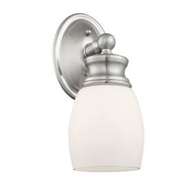 8-9127-1-sn Savoy House Elise 1 Light Wall Sconce In Satin Nickel By -