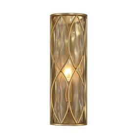 Savoy House 9-2006-1-171 Snowden 1-light Wall Sconce In Burnished Brass
