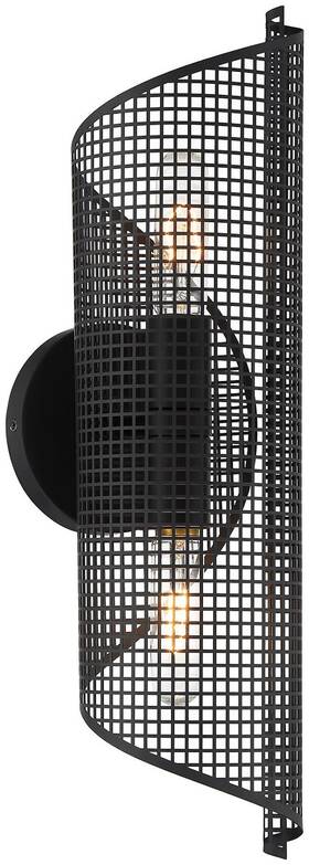 9-8030-2-89 Savoy House 9-8030-2 Hillbourne 20 Inch Tall Bathroom Sconce - Black