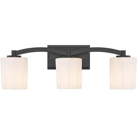 8-7710-3-bk Savoy House Lighting Whitney Bathroom Vanity Light Black