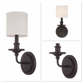 9-1150-1-13 Savoy House Lighting Aubree Wall Sconce English Bronze