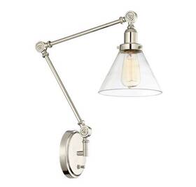 9-9131cp-1-109 Savoy House Lighting Drake Swing Arm Or Wall Lamp Polished Nickel