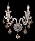 7830w2c-gt Sconce 965276 Elizabeth Lights Chrome 2 Golden Id Teak Crystal