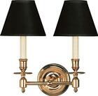 Bb2112pb-b Sconce Double Comfort Bb2112pb- Wall Brass Visual French Black Polished