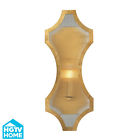 31465 Sconce Elk Benicia Leaf Collection Lighting Light Wall Gold Antique 1