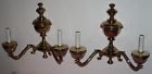1832-02 Sconces - Polished Federal Series Nulco 2 Rare Production Brass
