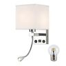 Sconces Wall Lighting Hardwired Modern Lights For Bedroom With Usb Port