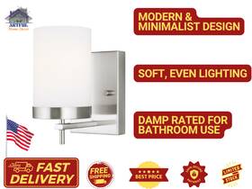4190301-962 Sea Gull Lighting Generation Zire 1-light Brushed Nickel Wall Sconce Modern
