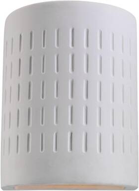 83046-714 Sea Gull Lighting 785652830464 Paintable Ceramic Sconces One Light Wall Lantern