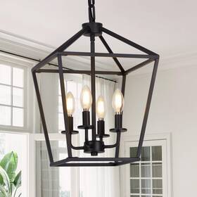 76189 Seaside Village 4 Light Chandelier Industrial Ceiling Black Lantern Fixtures Wit 76189 Seaside Village 4 Light Chandelier Industrial Ceiling Black Lantern Fixtures Wit