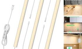 Yq-cgd-3c Shenzhen Yaqi Cen Tury Lighting Co. Ltd Under Cabinet Plug-in Dimmable Counter Lights For 3 Pack Warm