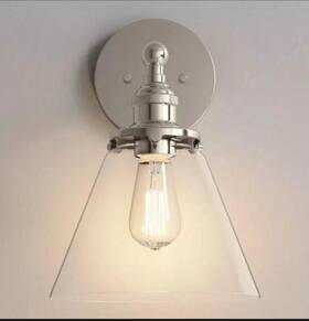 Shwl3321pn Signature Hardware Barwell Vanity Sconce Single Light Brushed Nickel