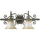 5126-2-58 Silver T--475 Mystic Quorum 2 Fixture International Bathroom Light