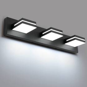 9553f-3t Sinerise Led Modern Bathroom Vanity Light Fixtures 3-light 24inch Matte Black