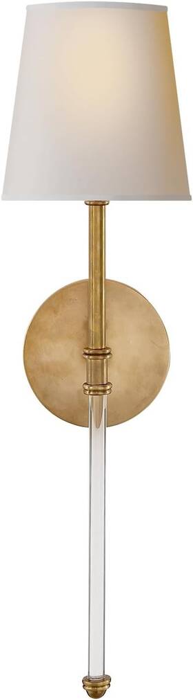 2016hab-np Sk Visual Comfort Camille Wall Sconce In Hand-rubbed Antique Brass