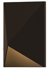 7320.72-wl Sku Sonneman Triform Compact Outdoor Led Wall Sconce Bronze Two Quantity