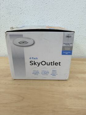 Skyplug 843535110062 Plug And Play Skyoutlet Receptacle For Lighting 4-pack