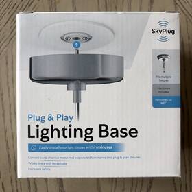 5524-mw Skyx Skyplug Standard Plug And Play Lighting Base - Carina-matte White Finish