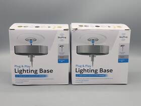 Skyx 843535155254 Skyplug Standard Plug And Play Lighting Base Lot Modern Gold Finish Open Box X 2