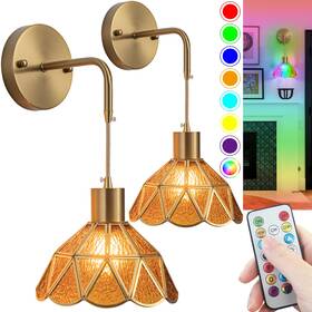 Slywise 348356785190 Battery Operated Wall Sconce Wireless Sconces Set Of Two R