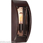 Small Quoizel Copper Slo8405cu Lantern Wall 1-light Solano Ship Bronze