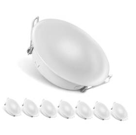 Ca2611-lin-8rv Smart Rv Light 8 Pack Recessed Ceiling 4.5in Led Puck Lights Dc12v Camper