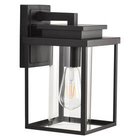 A500-w Smeike Outdoor Wall Lanterns Matte Black Light Fixtures Mount Modern