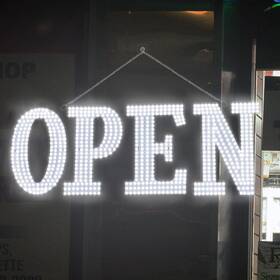 241015dzwt30 Snailgo Open Signs For Business 30x10 Inch Ultra Bright Sign Led Window Wall