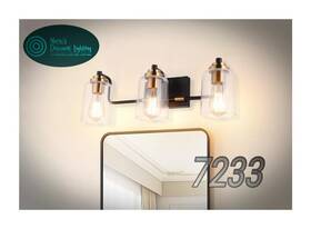 7600-3t Solfart Bathroom Light Fixtures 3-light Vintage Vanity Over Mi
