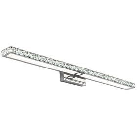Solfart 794604211824 Bathroom Vanity Lights Fixtures Over Mirror Dimmable Crystal Light F
