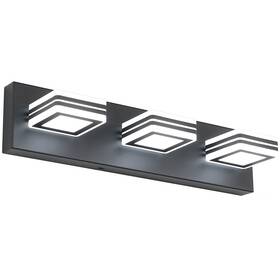 S9660 Solfart Modern Led Vanity Light Fixture Bathroom Matt Black Acrylic Lights