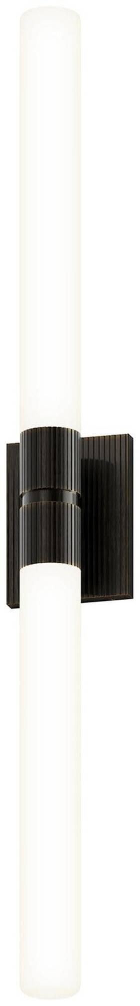 3963.51-40 Sonneman 3963-40 2 Light 36 Inch Tall Led Bathroom Sconce - Black