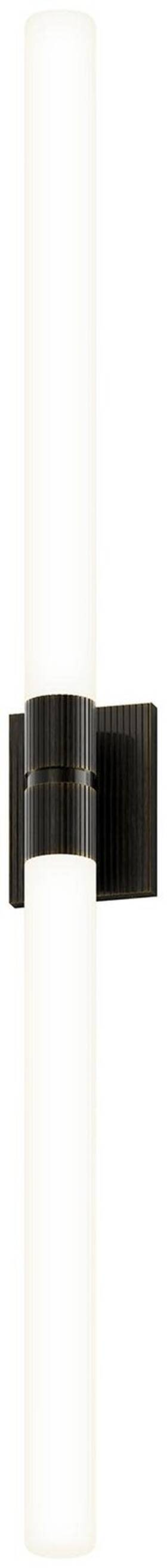 3964.51 Sonneman 3964 2 Light 48 Inch Tall Led Bathroom Sconce - Black 3964.51 Sonneman 3964 2 Light 48 Inch Tall Led Bathroom Sconce - Black