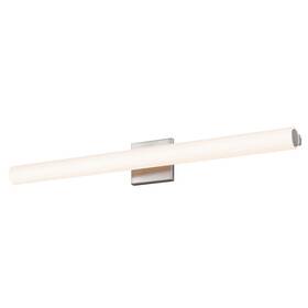 Sonneman 872681056580 2432-ft Nickel Tubo Slim 32 Inch Led Bathroom Bath Bar With Flat Trim