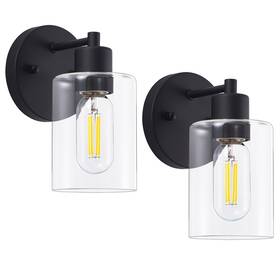 B2131-1bk Sopeas 2pack Wall Sconces For Bathroom Modern Vanity Light Fixtures Black Mount Lig B2131-1bk Sopeas 2pack Wall Sconces For Bathroom Modern Vanity Light Fixtures Black Mount Lig