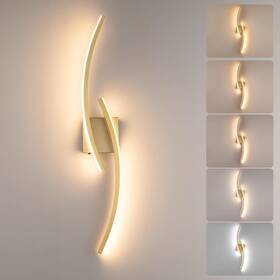 Wl-8gd-c-us-fba Sovinzert Hardwired Modern Led Wall Light Fixtures 3000 6000k 5cct Sconce