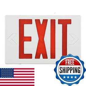 Spectsun Lighting B07c8j3gtw 1 Pack Led Exit Sign Emergency Light Battery