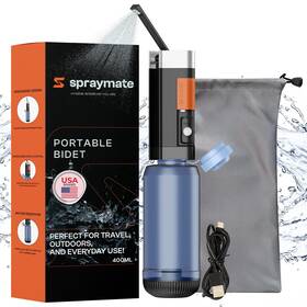 Jp96-pbxf-22ba Spraymate Portable Bidet For Travel Electric High Pressure Rechargeable