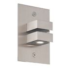 22531-018 Square Lighting Up Eurofase Indoor 6 Light Nickel Satin Wall