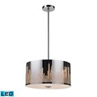 31038 Stainless 3 Steel Polished Light Skyline Pendant - Bulb Led