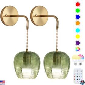 B0dl5y882j Stanley Battery Operated Wall Sconces Set Of 2 Rgb Color Changing Dimmable Decor