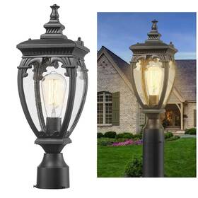 9x6p-bk Starcurin Outdoor Light Post Retro Waterproof Exterior Lamp Fixture Anti-r 9x6p-bk Starcurin Outdoor Light Post Retro Waterproof Exterior Lamp Fixture Anti-r