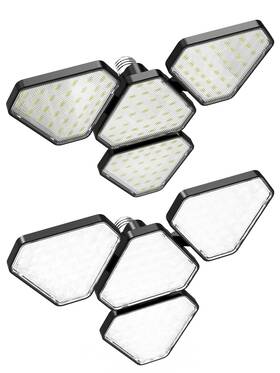 Gled001-2p Stoder Garage Lights Ceiling Led Adjustable Angles 120w 15000 Lumens 6500k Daylig