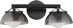 Sm31002mskbk Studio M Sm31002msk Domain 2 Light 18 Inch W Led Bathroom Vanity - Black