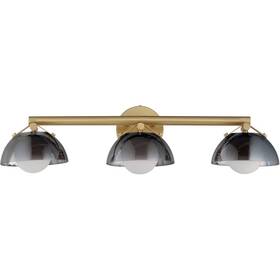 Sm31003msknab Studio M Sm31003msk Domain 3 Light 30 Inch W Led Bathroom Vanity - Brass