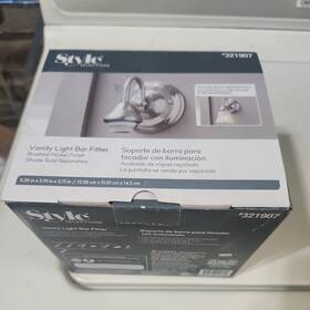 Style Selections 848507000655 D And C 5.35 Inch 1-light Brushed Nickel Traditional Vanity Light-new
