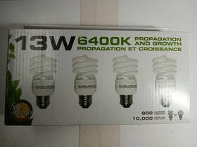 Sl0900151 Sunblaster 13 Watt Cfl Grow Lamp 4 Pack Count Fast Shipping Sl0900151 Sunblaster 13 Watt Cfl Grow Lamp 4 Pack Count Fast Shipping