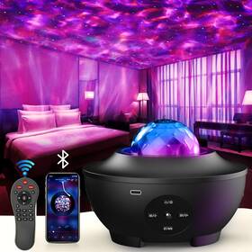Bl-xk01 Sunbox Star Projector 3 In 1 Galaxy Night Light With Remote Control