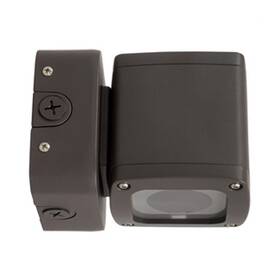 60209 Sylvania Square Led Wall Mount 13w 5000k 1390lm Bronze Finish Outdoor Fixture